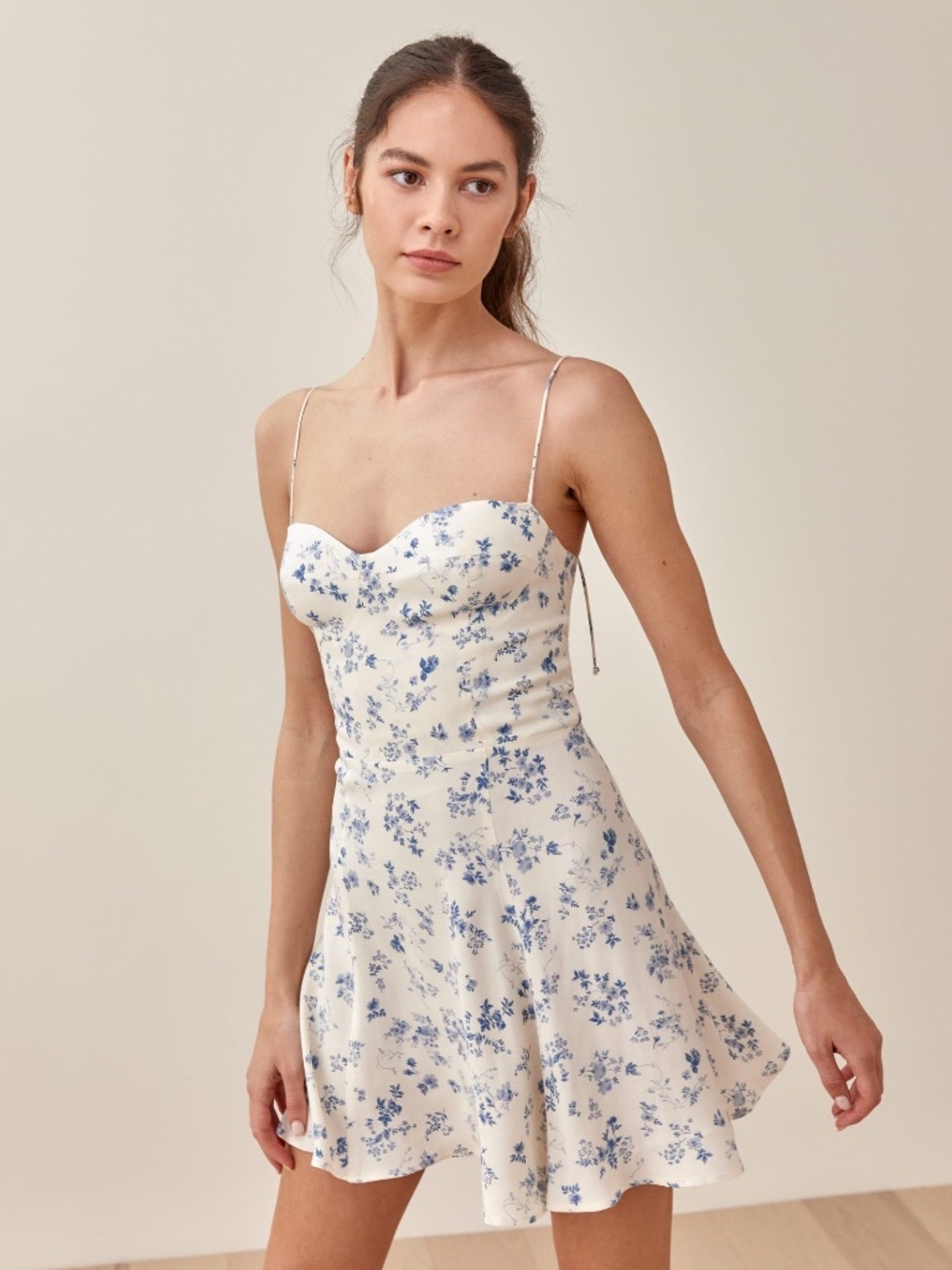 Reformation Saskia Mini Dress